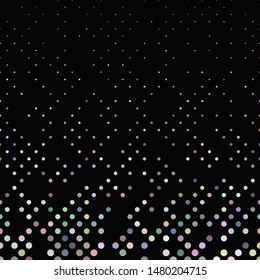 Colorful geometric dot pattern background - graphic design with small dots