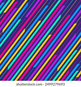 Colorful Geometric Dynamic Lines Shape Background