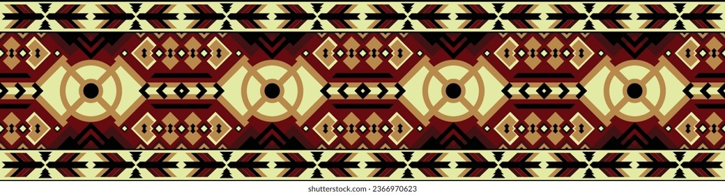 Colorful geometric ethnic pattern. Oriental, western, aztec, tribal traditional. seamless pattern. fabric, tile, background, carpet, wallpaper, clothing, sarong,wrapping, Batik, fabric,Vector pattern.