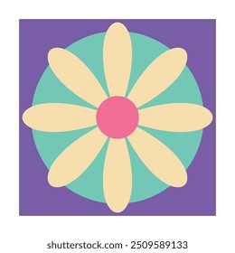 Colorful Geometric Floral - 01