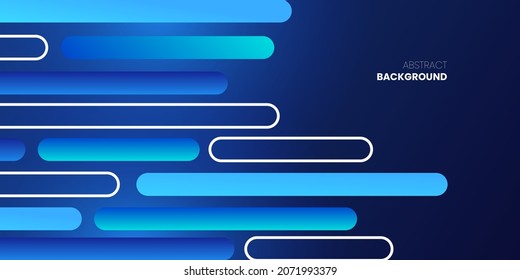 Colorful Geometric Glowing and Line Abstract Background Design