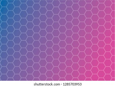 Colorful geometric gradient background. Technology model background