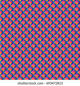 Colorful Geometric grid background Modern abstract seamless texture