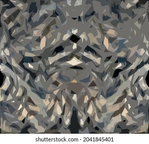 colorful geometric irregular abstract pattern print textile