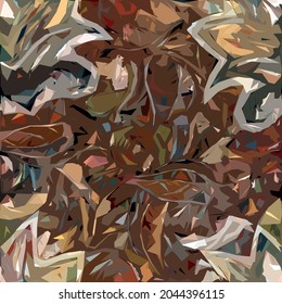 colorful geometric irregular abstract pattern print textile