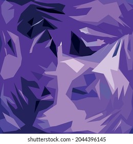 colorful geometric irregular abstract pattern print textile