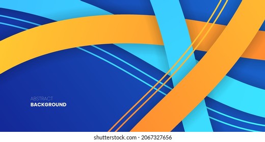 Colorful Geometric Line Abstract  Background Design