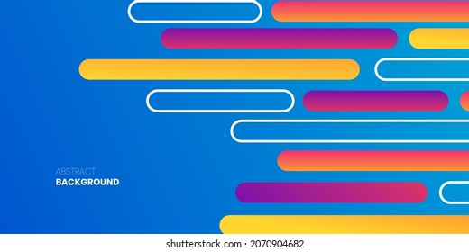 Colorful Geometric And Line Abstract Background Design