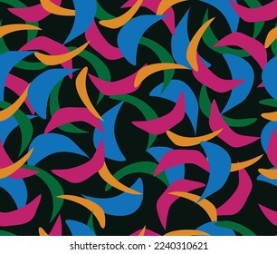 farbige geometrische Linie nahtlose Muster-Design