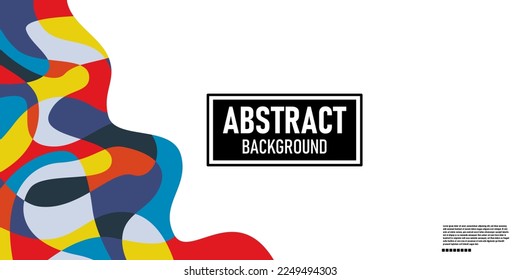 colorful geometric liquid abstract background