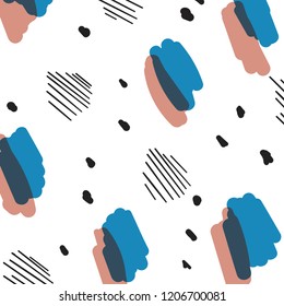 Colorful geometric Memphis style background