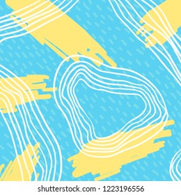 Colorful geometric Memphis style background