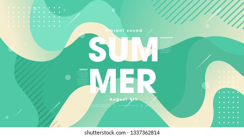 Colorful geometric modern abstract background. Vector illustration