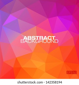 Colorful geometric modern pattern, vector illustration