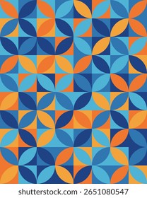 Fondo abstracto geométrico colorido del patrón del mosaico