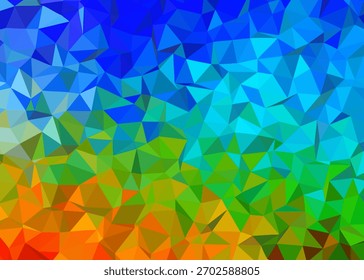 Fondo poligonal Abstractas dinámico geométrico colorido del patrón del mosaico