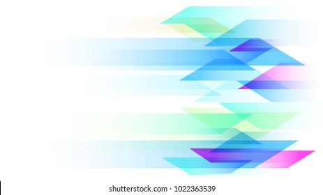 colorful geometric movement abstract background