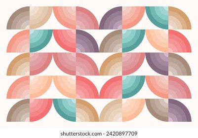Colorful geometric pattern art background