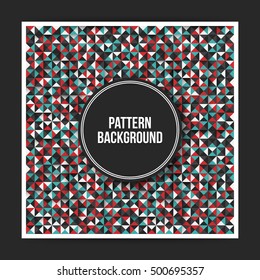 Colorful geometric pattern background with abstract elements. Useful for covers, posters and web sites.
