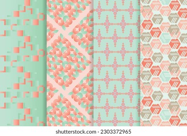 colorful geometric pattern background, beautiful pattern design