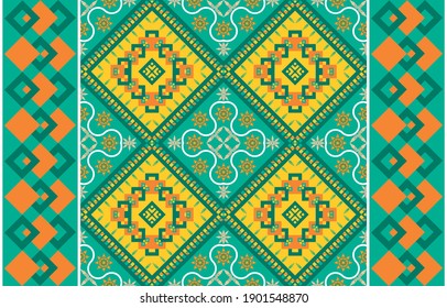 diseño de patrones geométricos coloridos, diseño geométrico abstracto para el fondo,
papel pintado, tela, alfombra, ropa, envoltura, arte en triángulo blanco y negro,
Estilo de bordado de ilustración vectorial