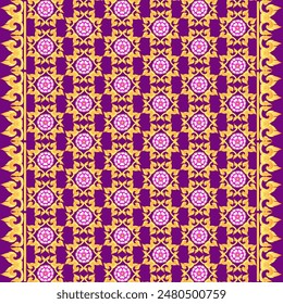  Colorful geometric Pattern design, purple