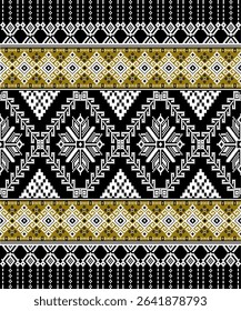Colorful geometric pattern design, white background