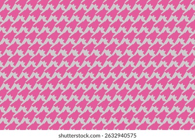 Colorful geometric pattern featuring alternating shapes on a pink background, ideal for artistic or design purposes