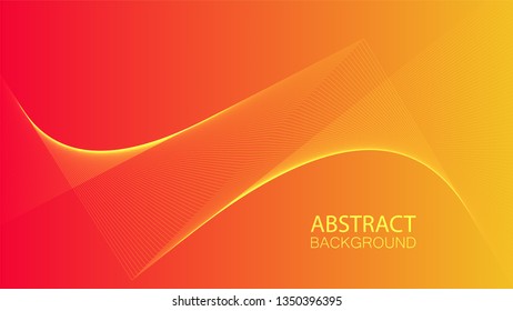 Colorful geometric pattern with glowing lines. Abstract vector background.