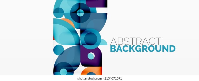 Colorful geometric pattern, minimal abstract background for wallpaper, banner, presentation