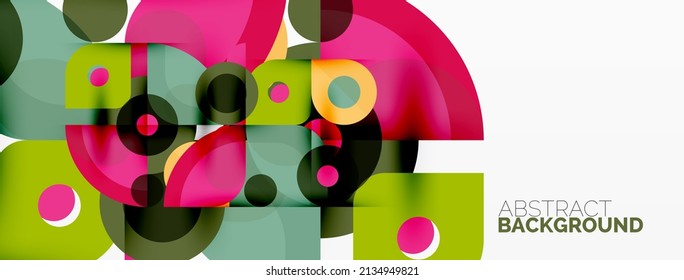 Colorful geometric pattern, minimal abstract background for wallpaper, banner, presentation