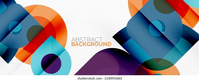 Patrón geométrico colorido, fondo abstracto mínimo para fondo de pared, banner, presentación