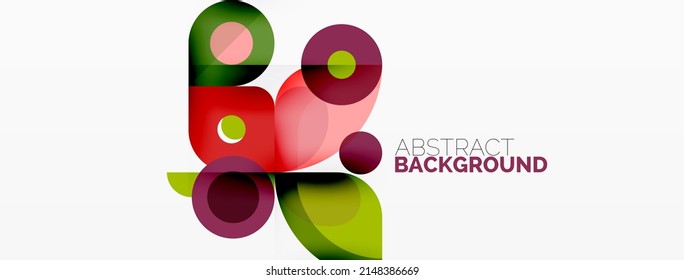 Colorful geometric pattern, minimal abstract background for wallpaper, banner, presentation