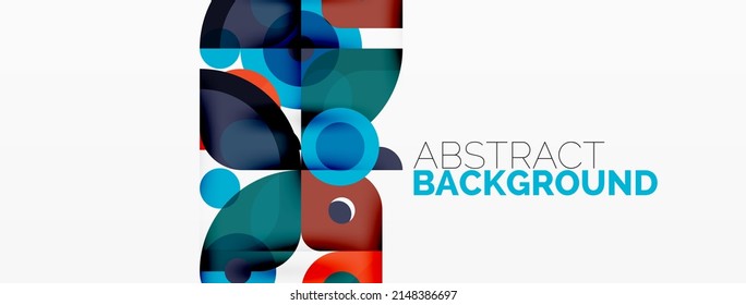 Colorful geometric pattern, minimal abstract background for wallpaper, banner, presentation