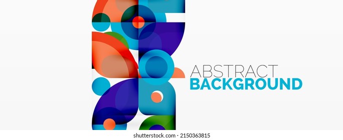 Farbiges geometrisches Muster, minimaler abstrakter Hintergrund für Tapeten, Banner, Präsentationen