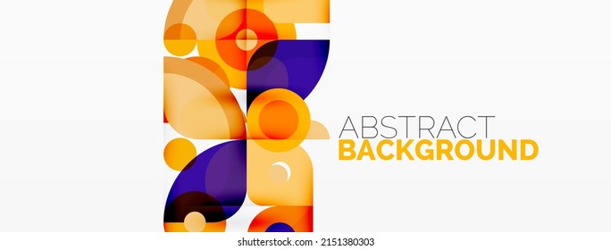 Colorful geometric pattern, minimal abstract background for wallpaper, banner, presentation