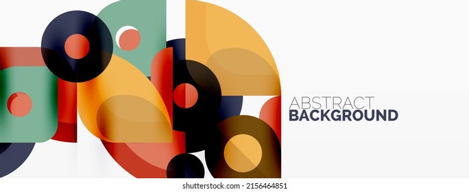 Colorful geometric pattern, minimal abstract background for wallpaper, banner, presentation