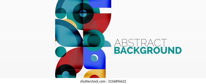 Colorful geometric pattern, minimal abstract background for wallpaper, banner, presentation