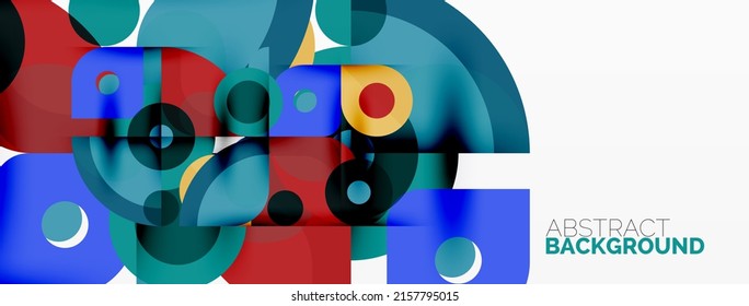 Colorful geometric pattern, minimal abstract background for wallpaper, banner, presentation