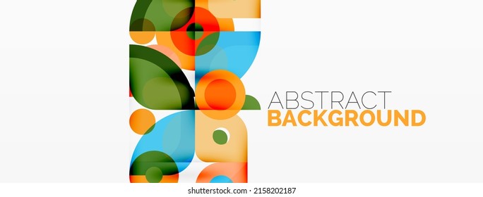 Colorful geometric pattern, minimal abstract background for wallpaper, banner, presentation