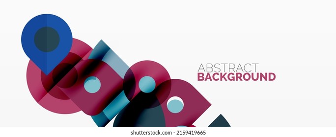 Colorful geometric pattern, minimal abstract background for wallpaper, banner, presentation