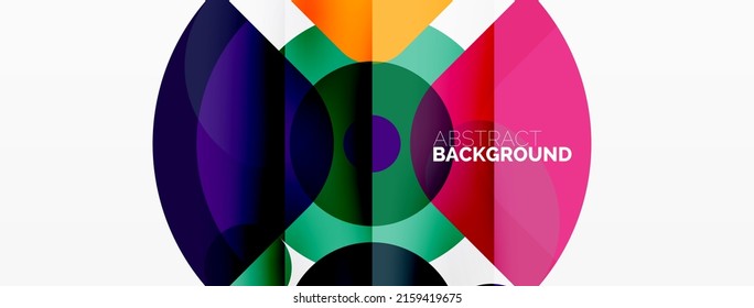 Colorful geometric pattern, minimal abstract background for wallpaper, banner, presentation