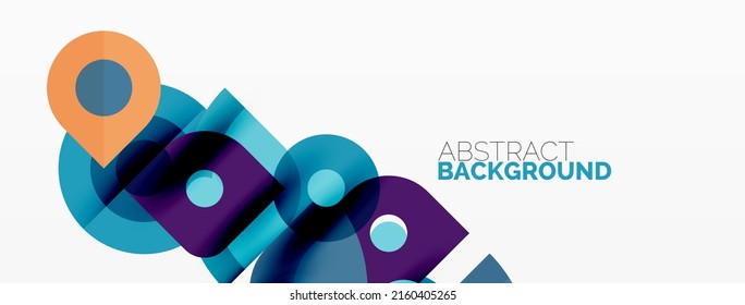Colorful geometric pattern, minimal abstract background for wallpaper, banner, presentation