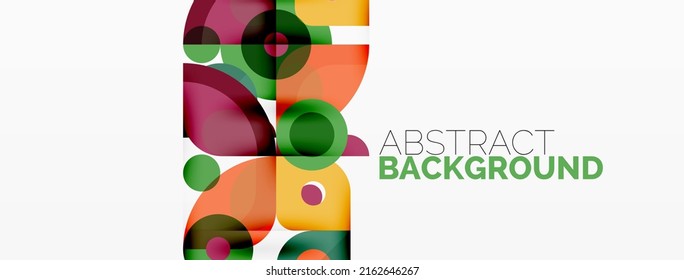 Colorful geometric pattern, minimal abstract background for wallpaper, banner, presentation