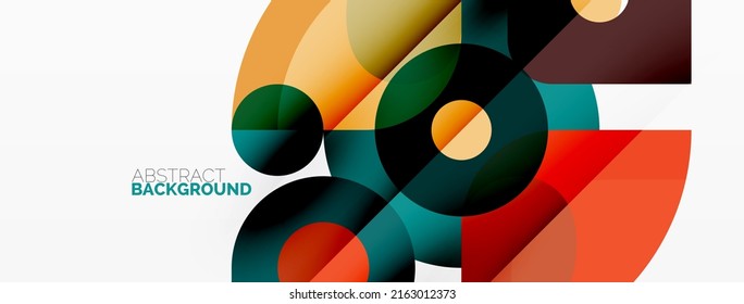 Colorful geometric pattern, minimal abstract background for wallpaper, banner, presentation