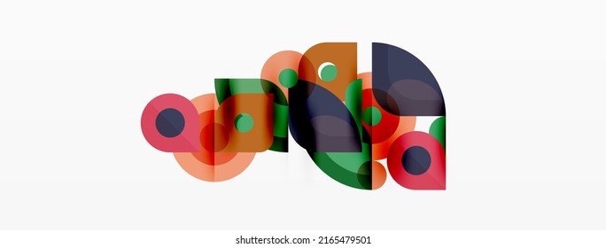 Colorful geometric pattern, minimal abstract background for wallpaper, banner, presentation