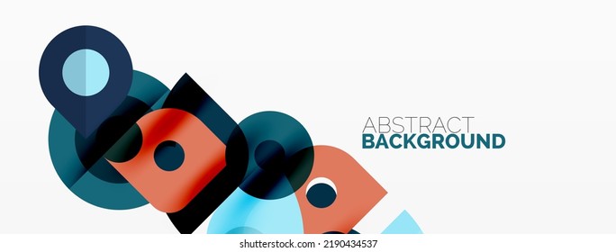 Colorful geometric pattern, minimal abstract background for wallpaper, banner, presentation
