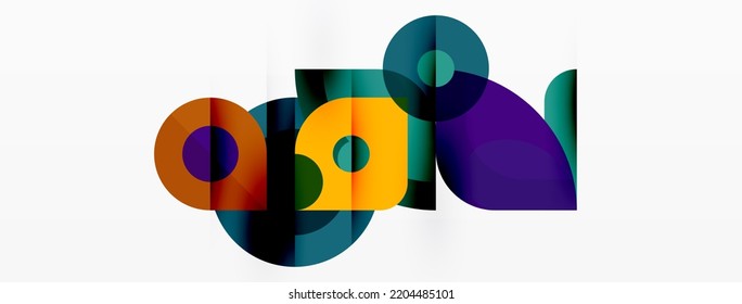 Colorful geometric pattern, minimal abstract background for wallpaper, banner, presentation