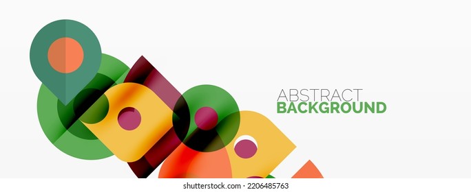 Colorful geometric pattern, minimal abstract background for wallpaper, banner, presentation