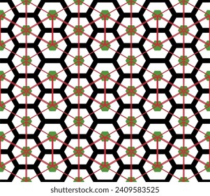 Colorful geometric pattern with minimalist and artistic design.